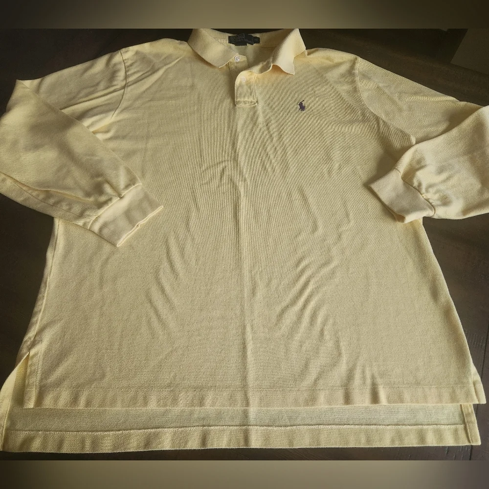 Men's Polo Lakers Colors Long Sleeve‎ XL
